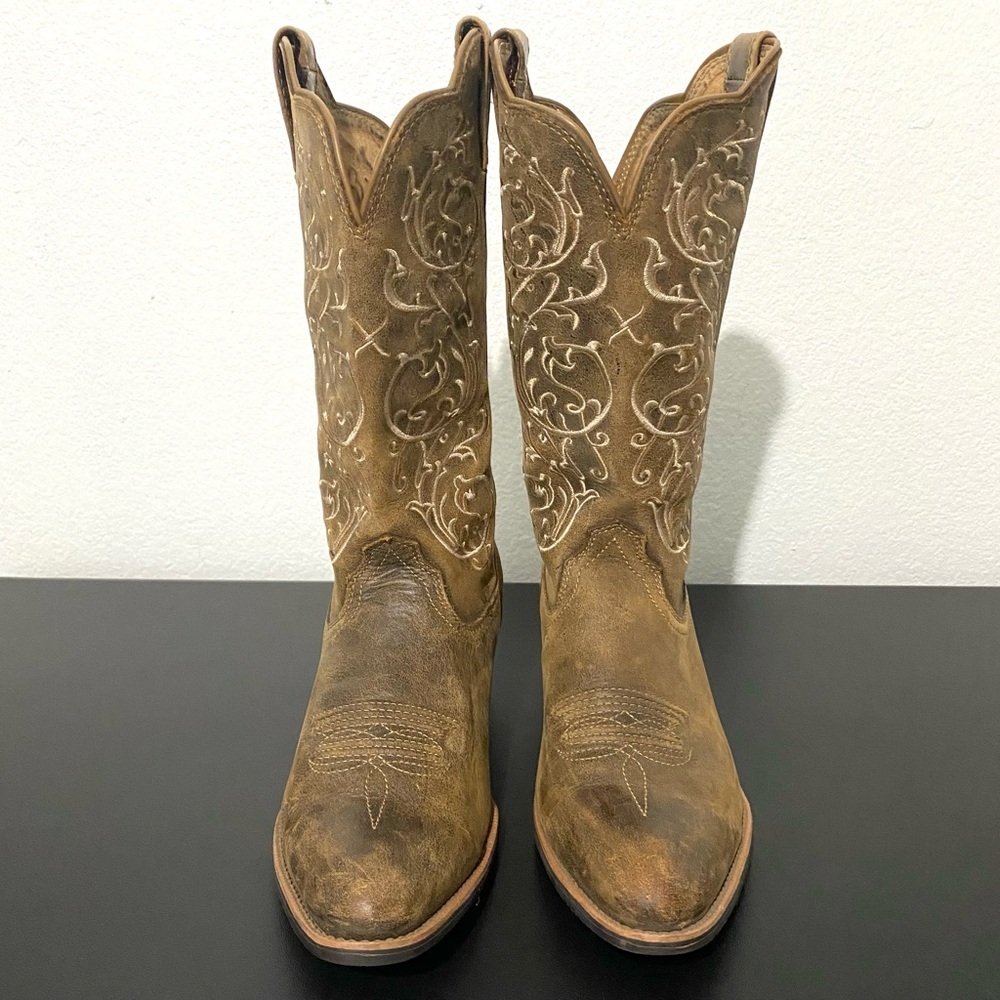 Twisted X Tan Heeled Boots - Picture 5 of 15